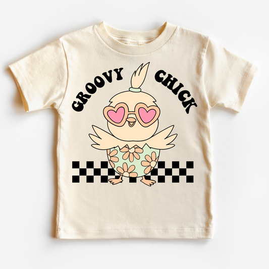 Groovy Chick (Pastel) Easter DTF TRANSFER or UV DTF STICKER