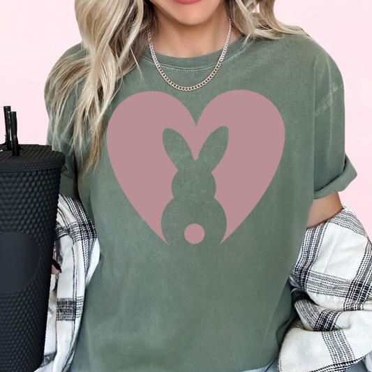 Pocket Easter Bunny Tan Easter DTF TRANSFER