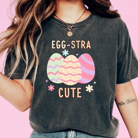 Egg-Stra Cute (Pastel)  Easter DTF TRANSFER