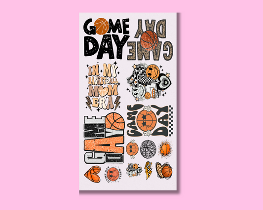 Premade Adult Basketball DTF Gang Sheet 22x36
