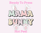 Mama Bunny (Pastel) Easter DTF TRANSFER