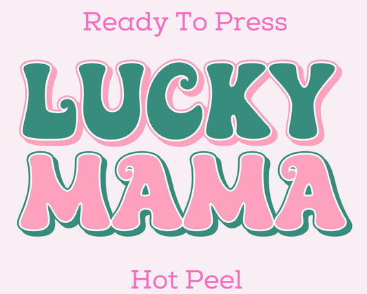 Retro Lucky Mama St. Patrick's Day DTF TRANSFER