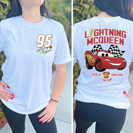 Lightning McQueen Champ Disney DTF TRANSFER