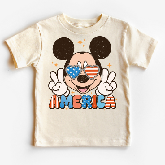 America Mickey Disney Patriotic DTF TRANSFER