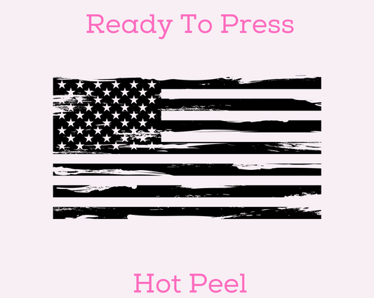 American Flag Patriotic DTF TRANSFER or UV DTF STICKER DECAL