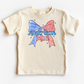 American Mini Coquette Bow Patriotic DTF TRANSFER