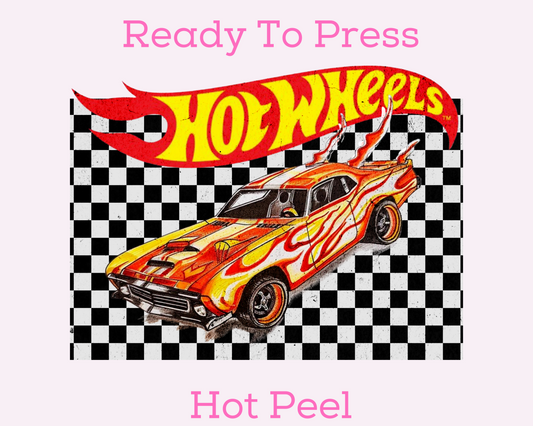 Hot Wheels Racer Kids DTF TRANSFER