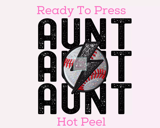 Baseball Aunt DTF TRANSFER