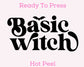Basic Witch DTF TRANSFER
