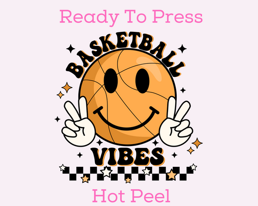 Basketball Vibes (Checkered) DTF TRANSFER