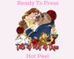 Beauty And The Beast, Tale As Old As Time Collage Disney Princess DTF TRANSFER