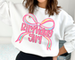 Birthday Girl with Bow DTF TRANSFER or UV DTF STICKER DECAL