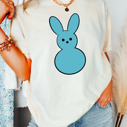 Blue Peep Easter DTF TRANSFER