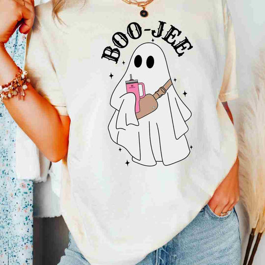 Boo-Jee Ghost Babe (Black) DTF TRANSFER