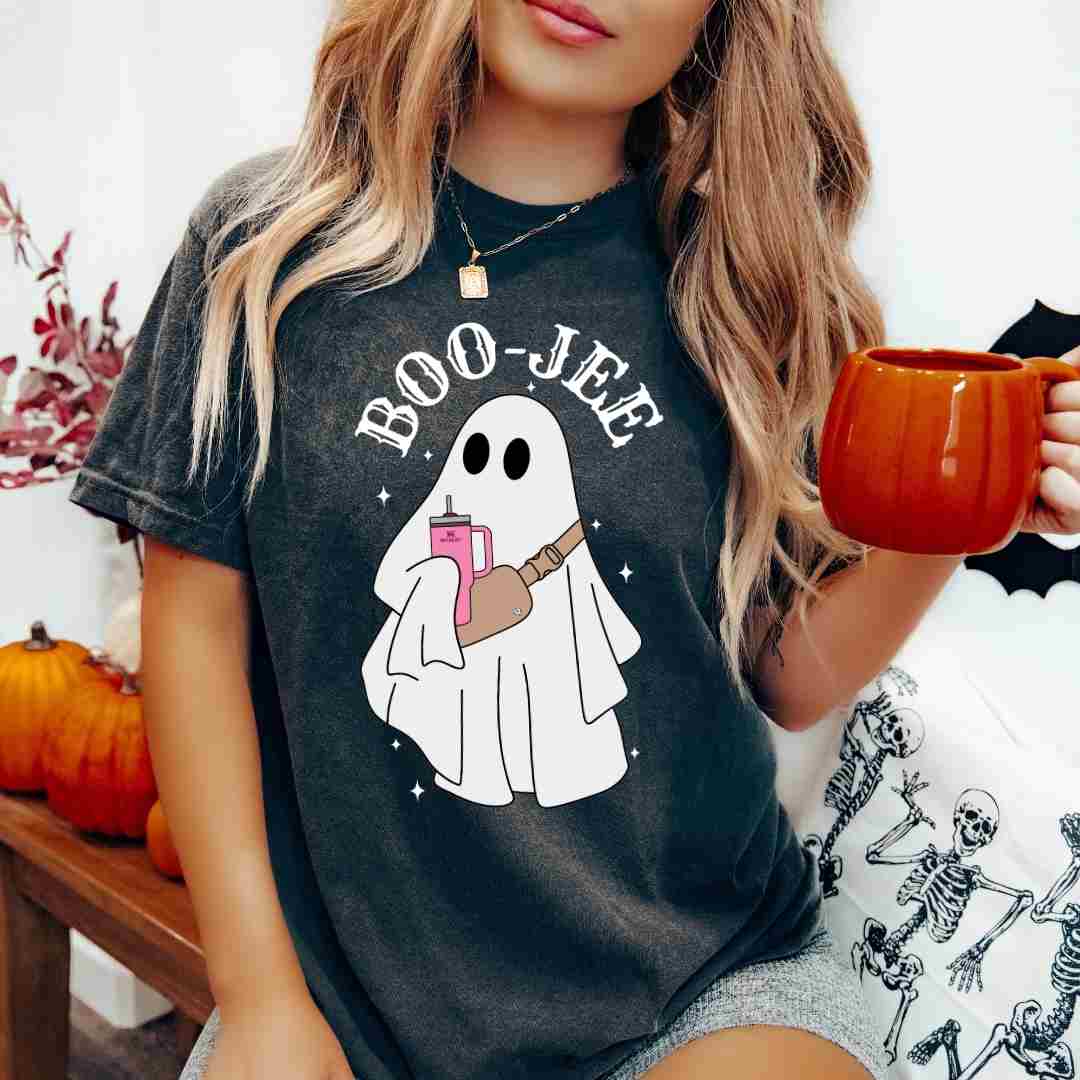 Boo-Jee Ghost Babe (White) DTF TRANSFER