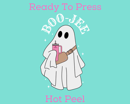 Boo-Jee Ghost Babe (White) DTF TRANSFER
