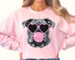 Bulldogs Blowing Bubble Sports School Mascot DTF TRANSFER or UV DTF STICKER