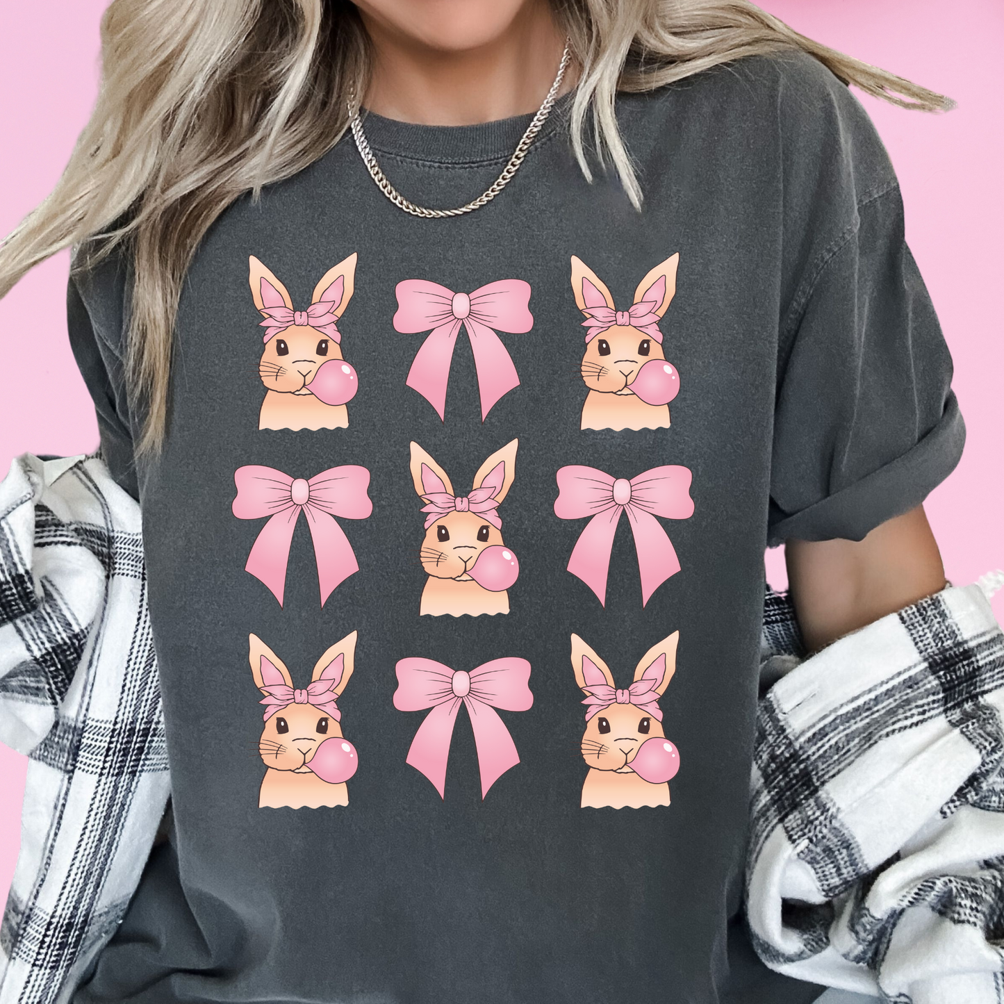 Bunnies & Bows Coquette Bow Easter DTF TRANSFER