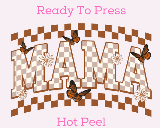 Butterfly Mama DTF TRANSFER or UV DTF STICKER DECAL