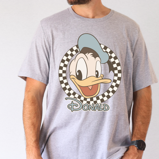 Checkered Donald Disney DTF TRANSFER