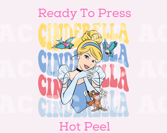 Cinderella Disney Princess DTF TRANSFER