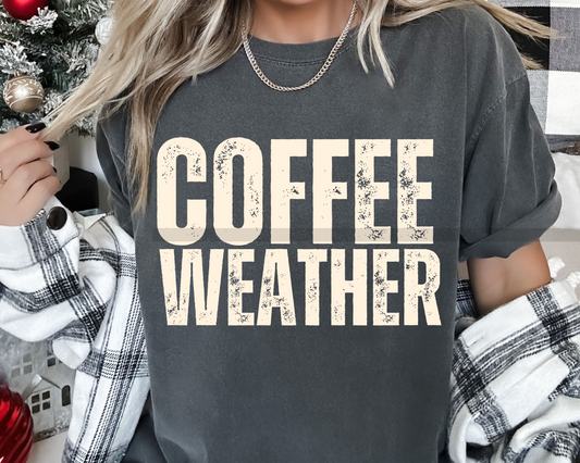 Coffee Weather Fall DTF TRANSFER