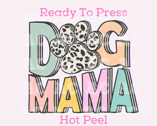 Dog Mom DTF TRANSFER or UV DTF STICKER DECAL