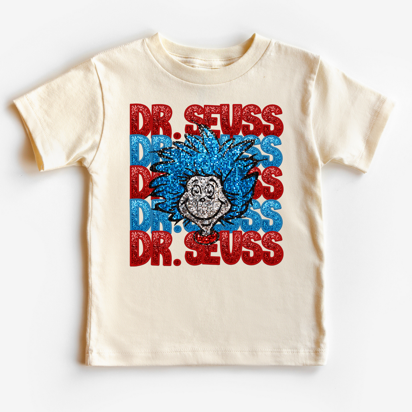 Faux Sequins Dr. Seuss DTF TRANSFER