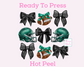 Eagles Coquette Bow Collage Football DTF TRANSFER