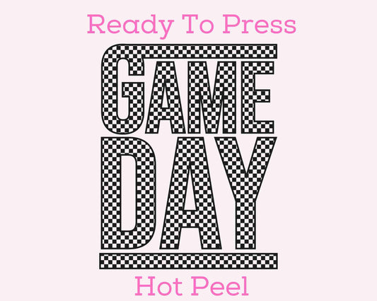 Vans Game Day (Black) DTF TRANSFER or UV DTF STICKER