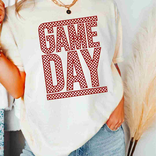 Vans Game Day (Red) DTF TRANSFER or UV DTF STICKER