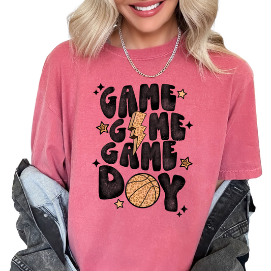 Basketball Game Day (Distressed) DTF TRANSFER