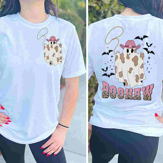 Ghost Cowboy DTF TRANSFER or UV DTF STICKER