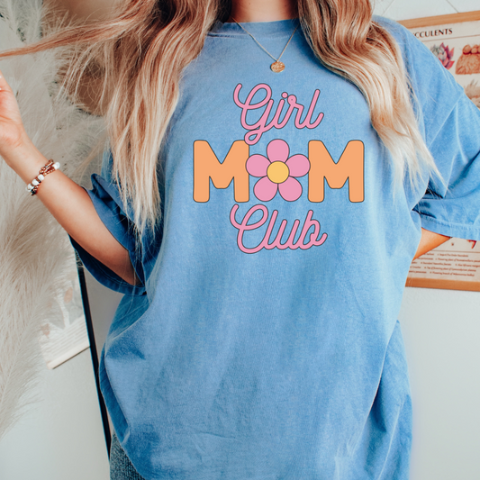 Girl Mom Club Mom DTF TRANSFER or UV DTF STICKER DECAL