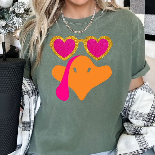 Girl Turkey DTF TRANSFER or UV DTF STICKER DECAL