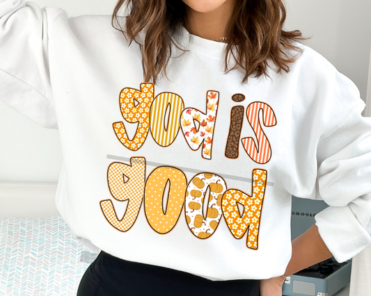 God is Good Religious Faith Based DTF TRANSFER or UV DTF STICKER