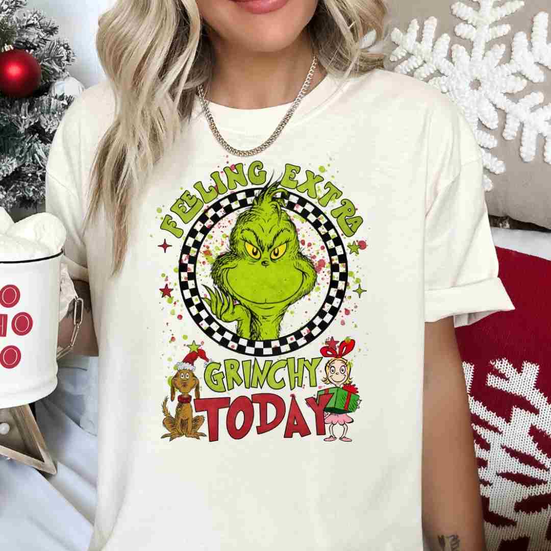 Feeling Extra Grinchy Today DTF TRANSFER