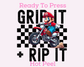 Super Mario Racing DTF TRANSFER or UV DTF STICKER DECAL