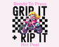 Princess Peach Racing DTF TRANSFER