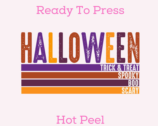 Halloween Distressed DTF TRANSFER