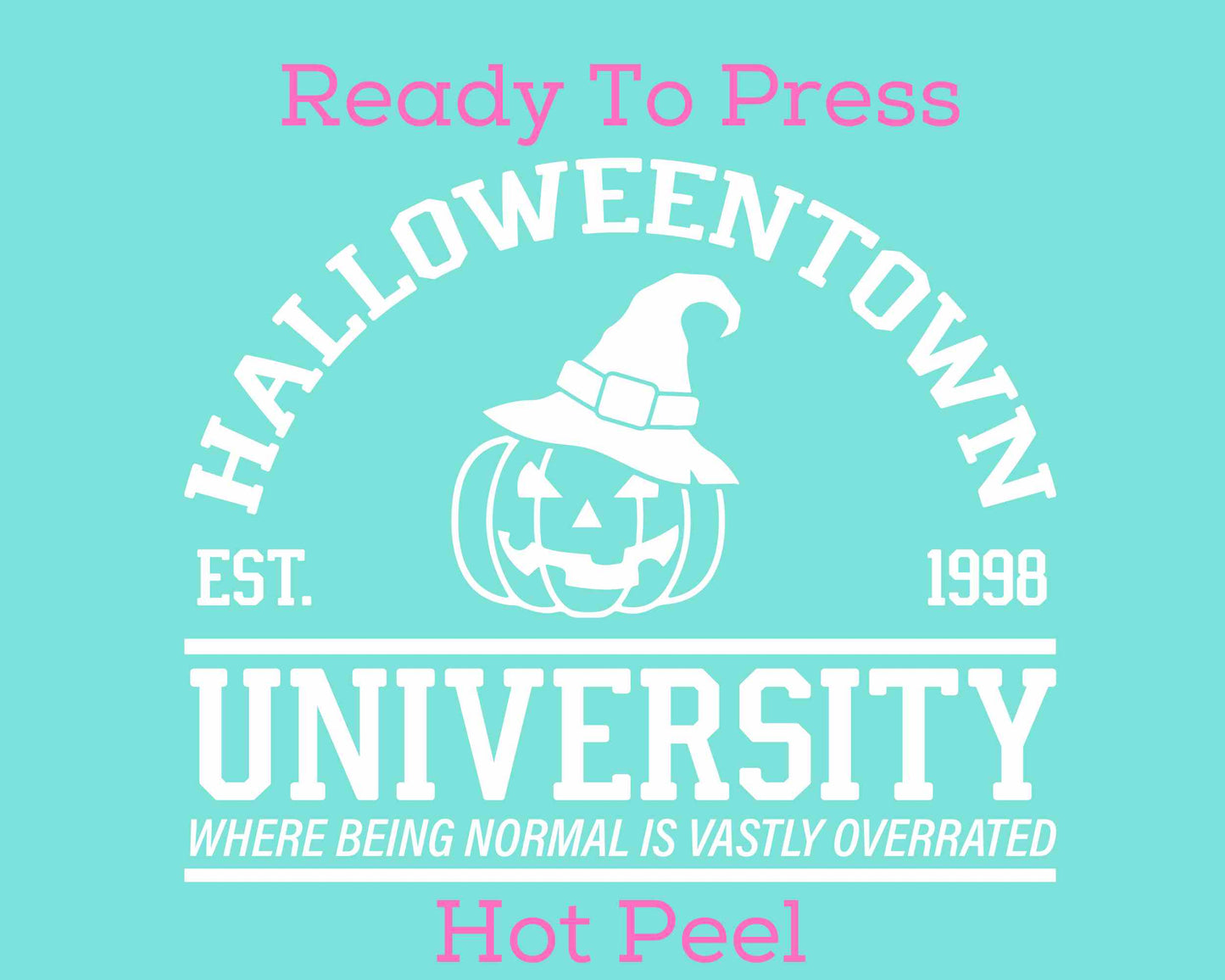 Halloweentown University (White) DTF TRANSFER