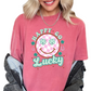 Happy Go Lucky (Pink Checkered) St. Patrick's Day DTF TRANSFER