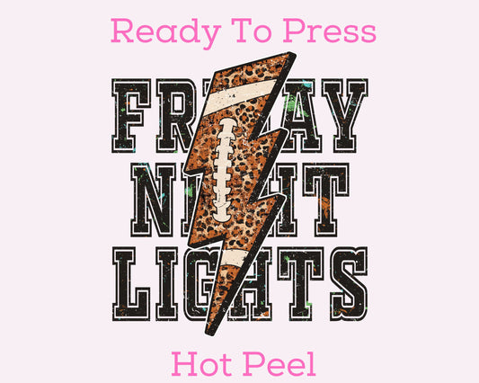 Friday Night Lights DTF TRANSFER or UV DTF STICKER DECAL