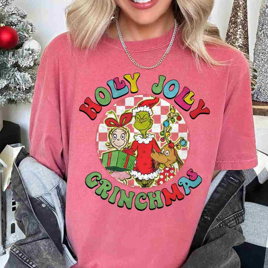 Holly Jolly Grinchmas DTF TRANSFER