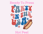 Hotdog Party In The USA Patriotic DTF TRANSFER