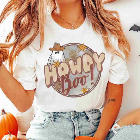 Howdy Boo DTF TRANSFER or UV DTF STICKER