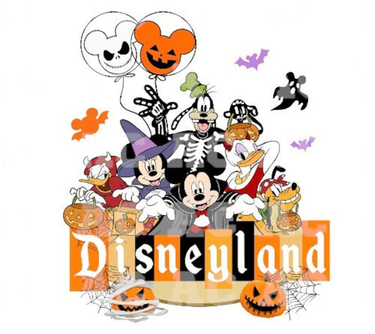 Disney Friends Halloween DTF TRANSFER