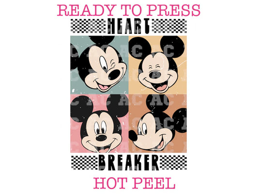 Mickey Heart Breaker DTF TRANSFER