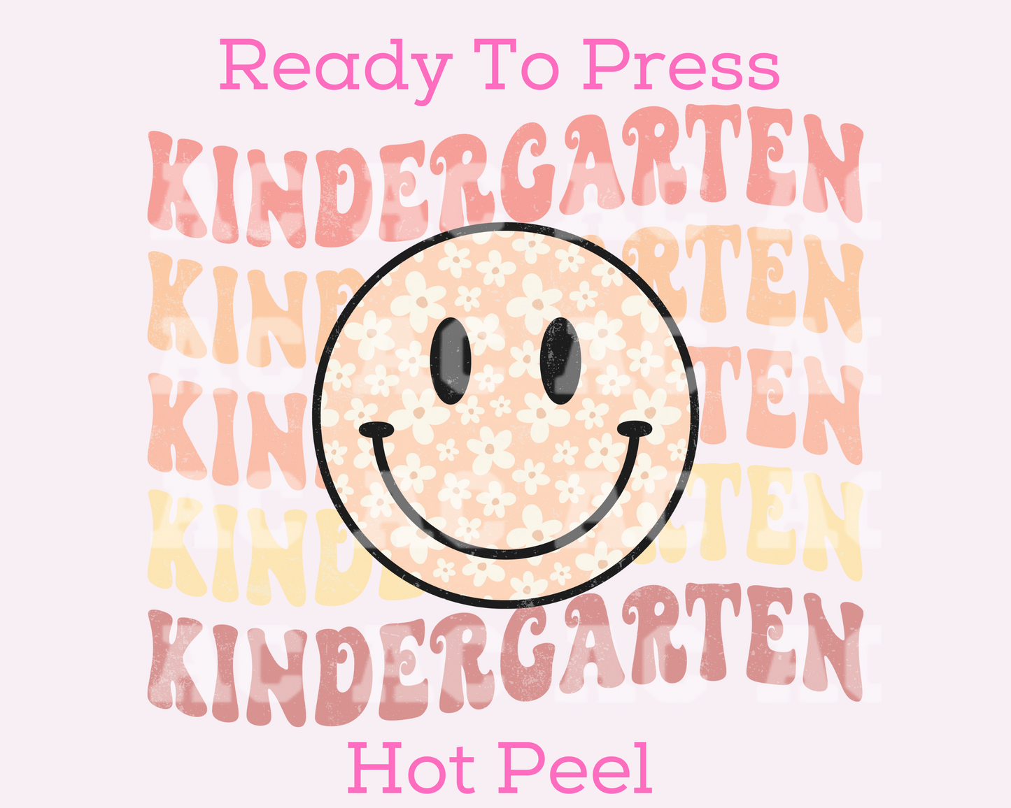 Kindergarten Smiley DTF TRANSFER