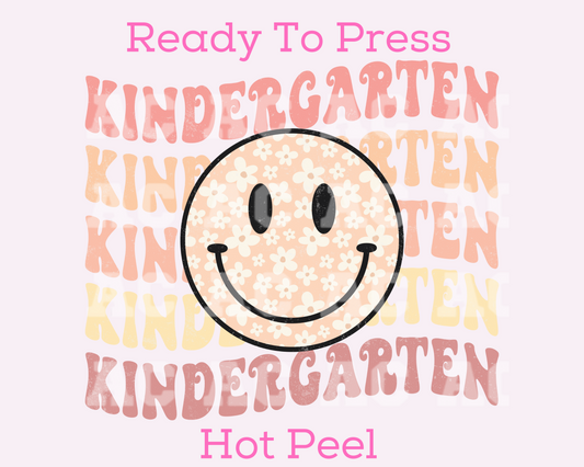 Kindergarten Smiley DTF TRANSFER